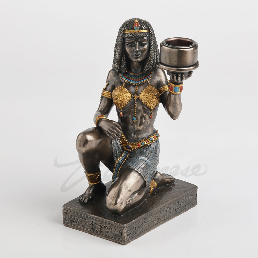 Home Decor Egypt - Ancient Egyptian Kneeling Goddess Figurine Resin