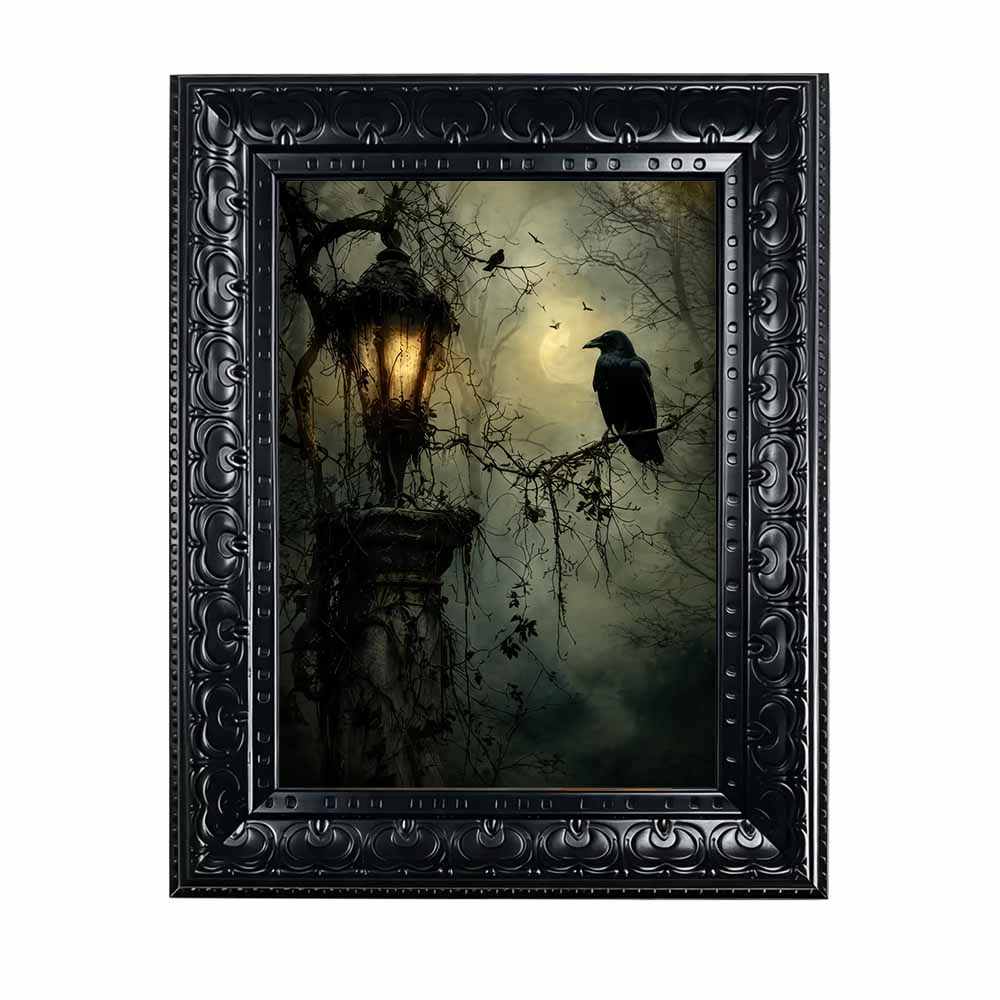 Geometric Wall Art - Halloween Wall Art, Framed Canvas Wall