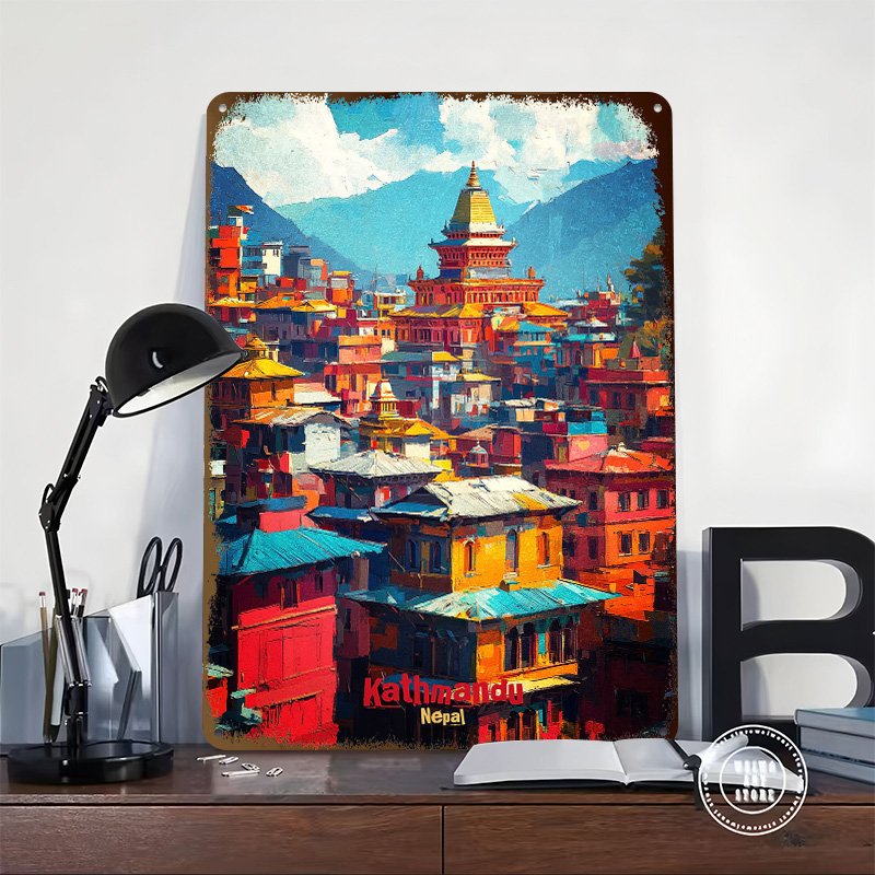 Kathmandu Art 3D Printed Textu - Home Decor Kathmandu recension och pris