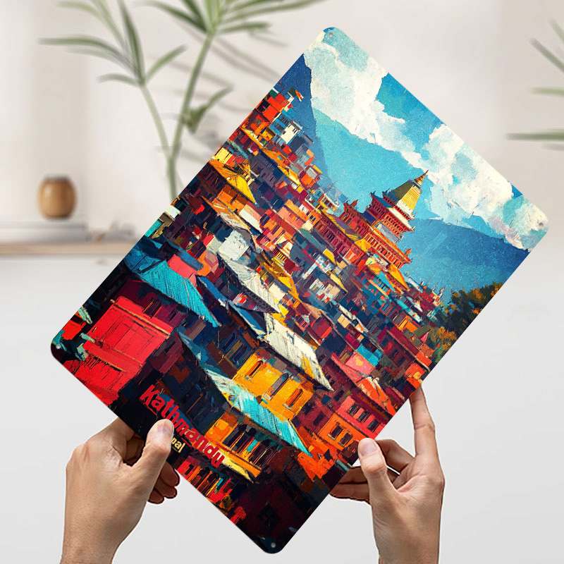 Kathmandu Art 3D Printed Textu - Home Decor Kathmandu recension och pris
