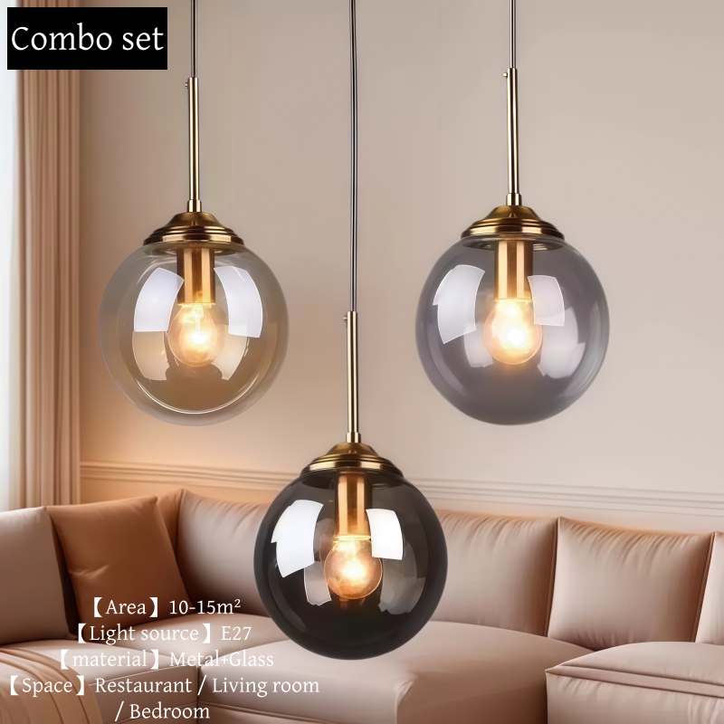 Modern Luxury Metal Chandelier - Hanging Moon Lamp recension och pris