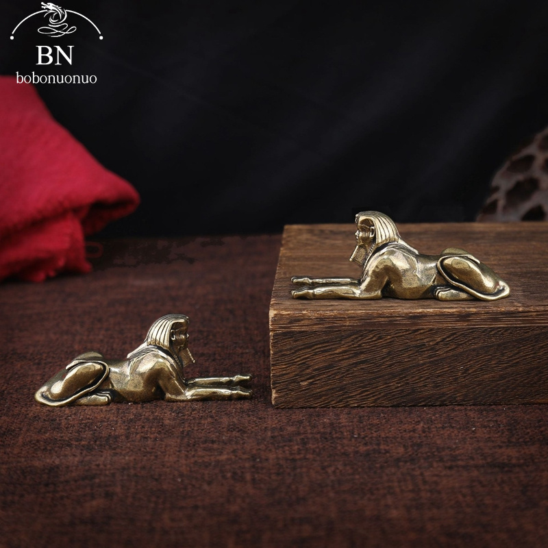 Retro Copper Egypt Sphinx Stat - Home Decor Egypt recension och pris
