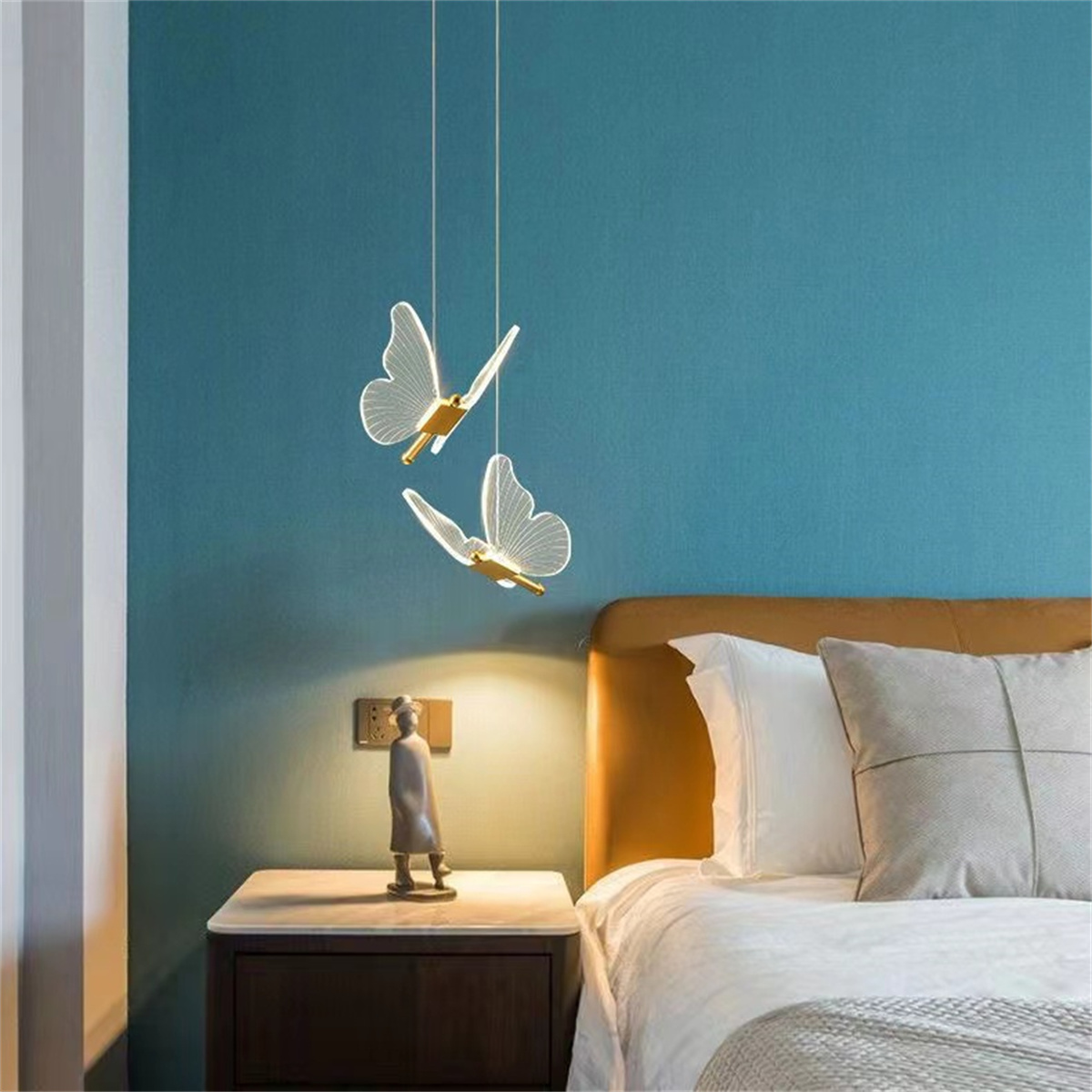 Bedside Butterfly Chandelier A - Hanging Moon Lamp recension och pris