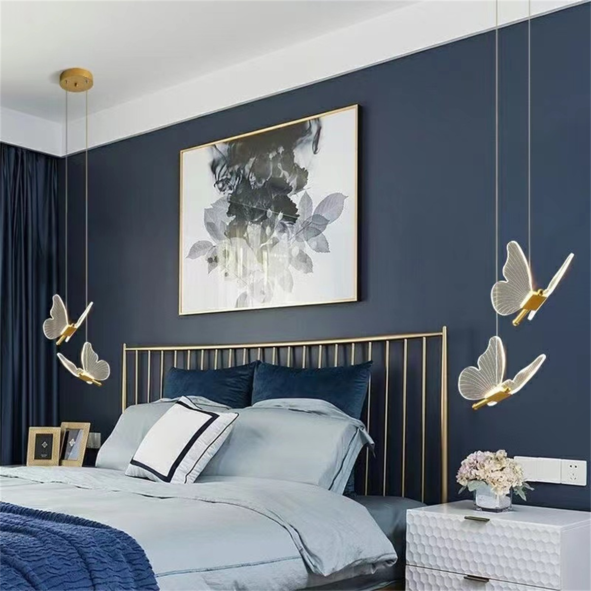 Bedside Butterfly Chandelier A - Hanging Moon Lamp recension och pris