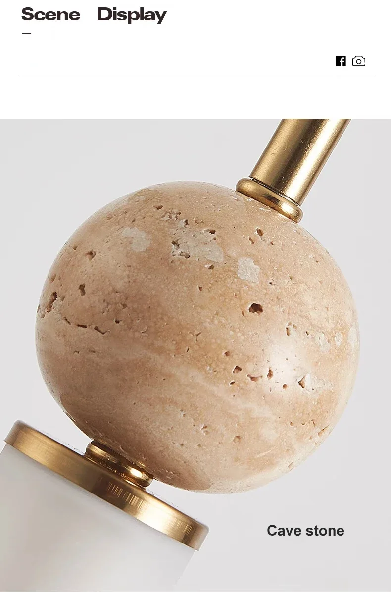 Cave Stone Wabi-Sabi Bedroom B - Hanging Moon Lamp recension och pris