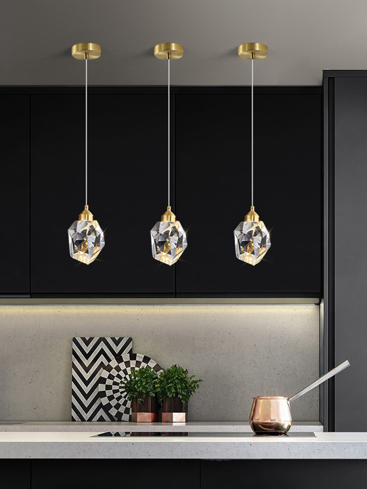Light Luxury K9 Crystal Small  - Hanging Moon Lamp recension och pris