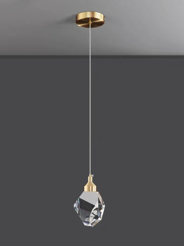 Light Luxury K9 Crystal Small  - Hanging Moon Lamp recension och pris