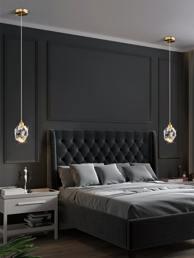Light Luxury K9 Crystal Small  - Hanging Moon Lamp recension och pris