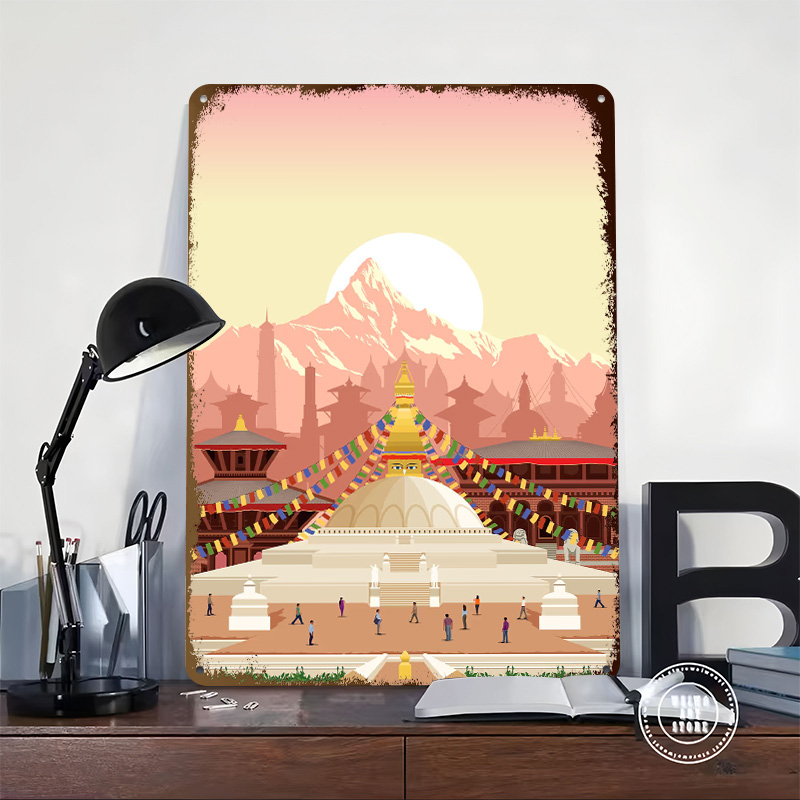 Kathmandu Travel Print Printin - Home Decor Kathmandu recension och pris