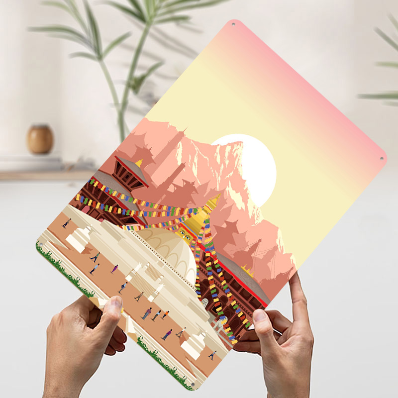 Kathmandu Travel Print Printin - Home Decor Kathmandu recension och pris