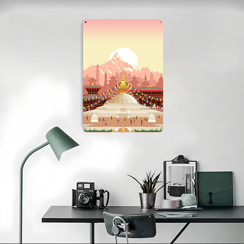 Kathmandu Travel Print Printin - Home Decor Kathmandu recension och pris