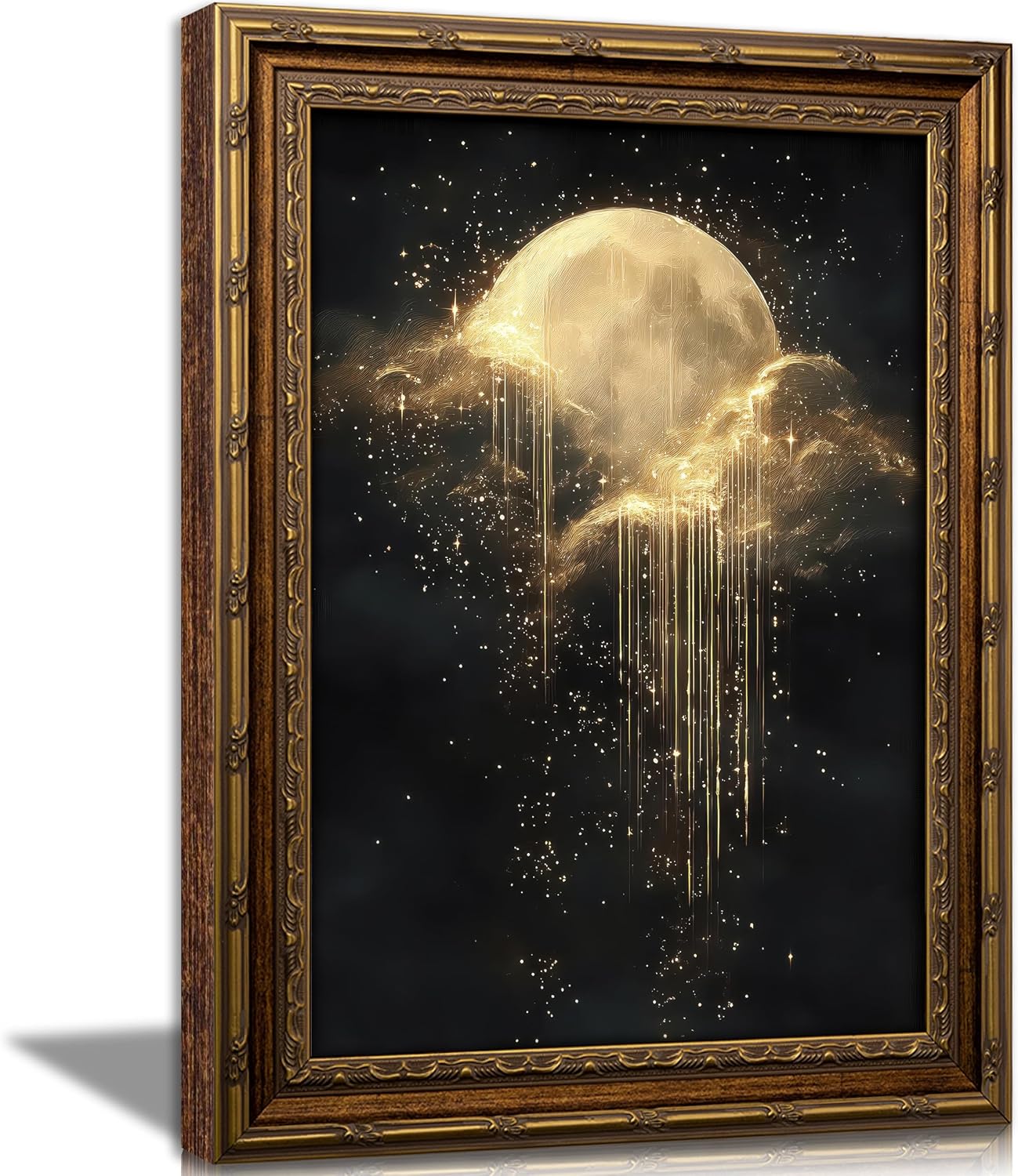 Antique Framed Celestial Canva - Geometric Wall Art recension och pris