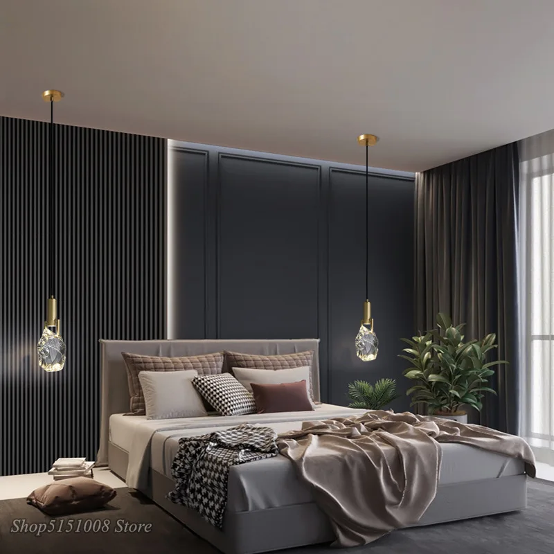 New Crystal Led Pendant lights - Hanging Moon Lamp recension och pris