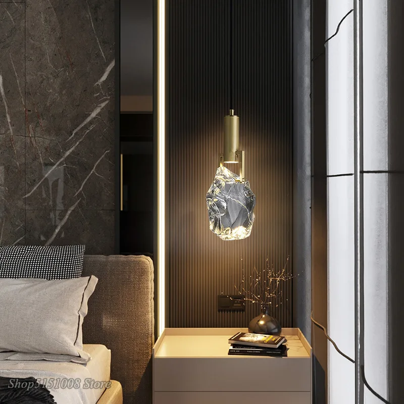 New Crystal Led Pendant lights - Hanging Moon Lamp recension och pris