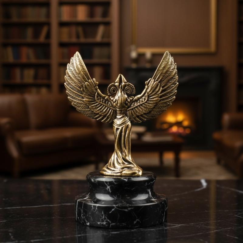 Mini Brass Winged Goddess Figu - Home Decor Egypt recension och pris