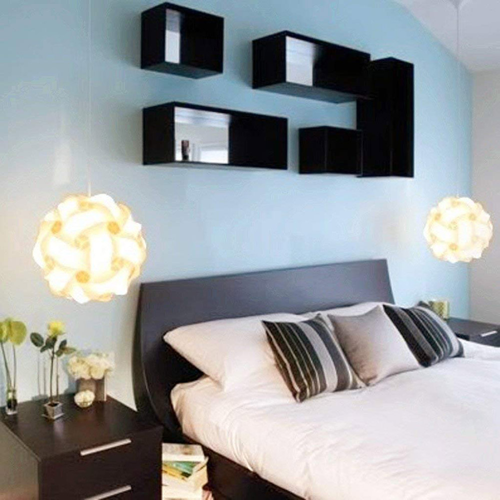 ZK20 Modern Creative IQ DIY Pu - Hanging Moon Lamp recension och pris