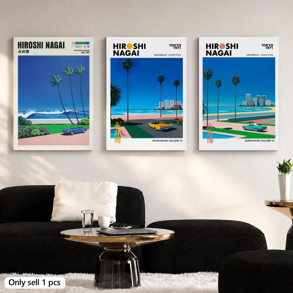 H-Hiroshi Nagai Coastal City S - Geometric Wall Art recension och pris