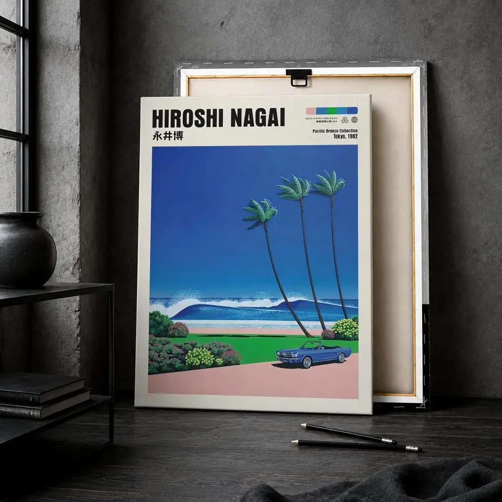 H-Hiroshi Nagai Coastal City S - Geometric Wall Art recension och pris