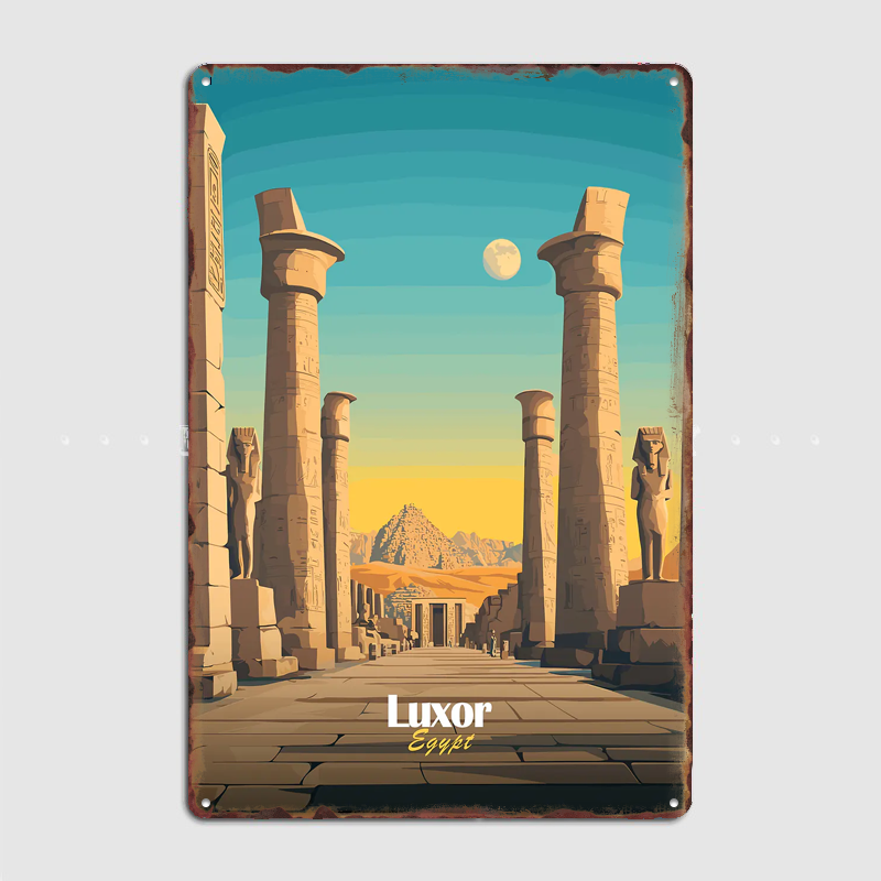 Luxor Egypt Travel Scenery Pos - Home Decor Egypt recension och pris