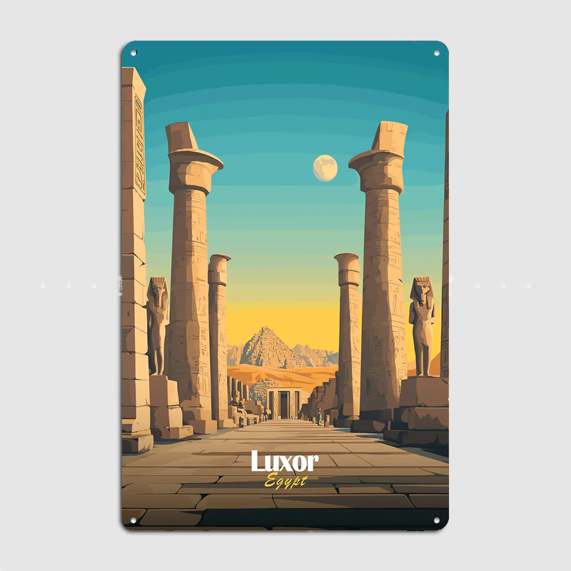 Luxor Egypt Travel Scenery Pos - Home Decor Egypt recension och pris