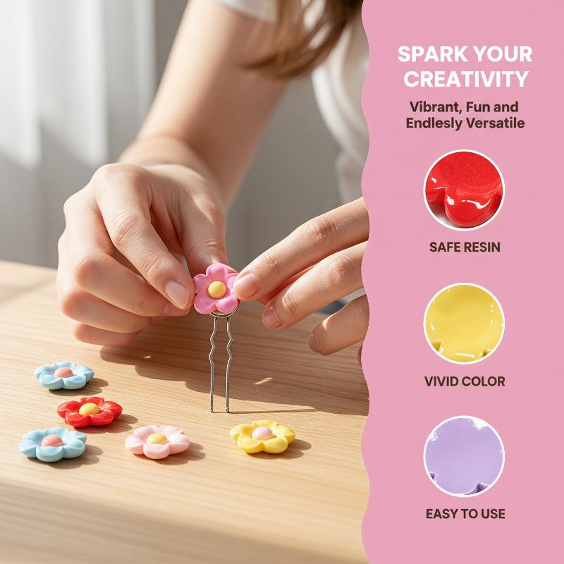 10PCS Shiny 22x22mm Flower Ser - Home Decor Flowers recension och pris