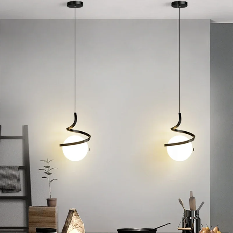 Nordic LED Pendant Light Bedro - Hanging Moon Lamp recension och pris