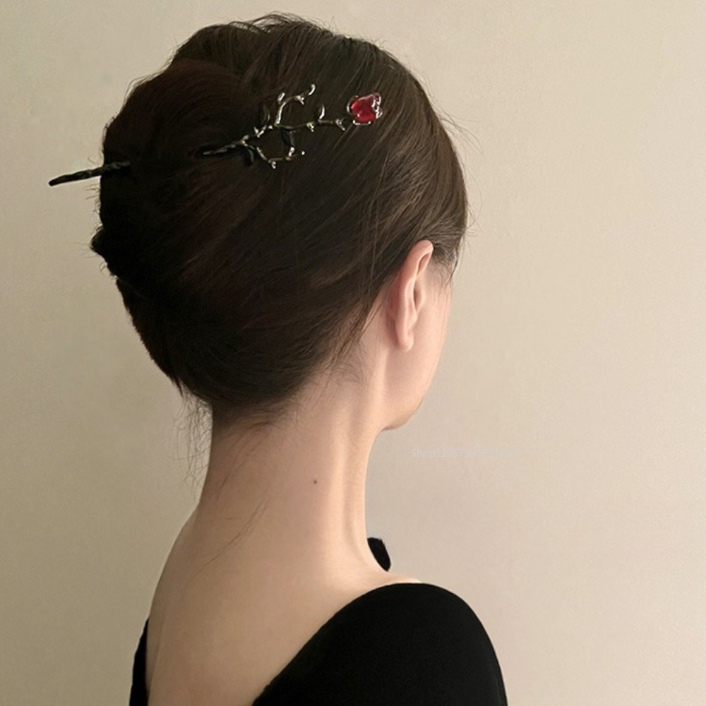 Vintage Metal Red Rose Flower  - Home Decor Flowers recension och pris