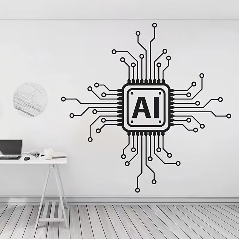 AI Technology Circuit Board Vi - Home Decor Ai Free recension och pris