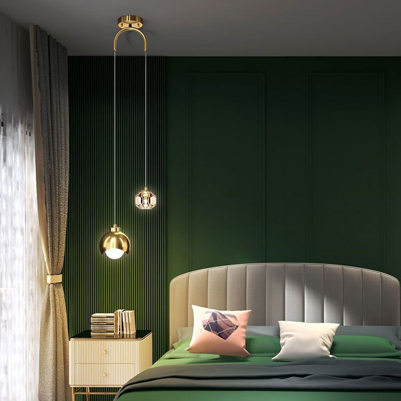 Bedroom Bedside Hanging Pendan - Hanging Moon Lamp recension och pris