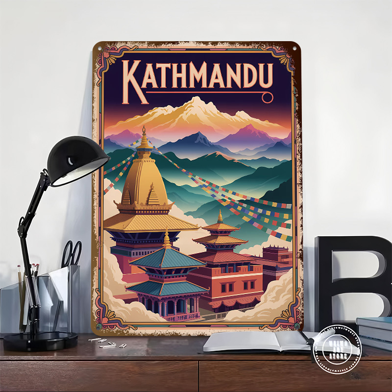 Kathmandu Travel Art Printing  - Home Decor Kathmandu recension och pris
