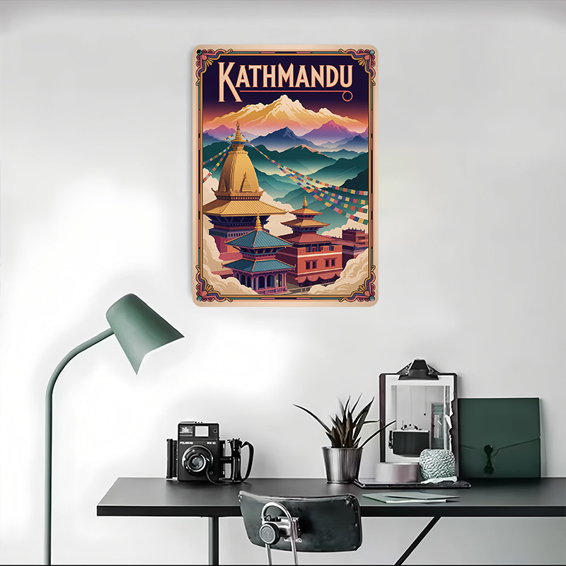 Kathmandu Travel Art Printing  - Home Decor Kathmandu recension och pris