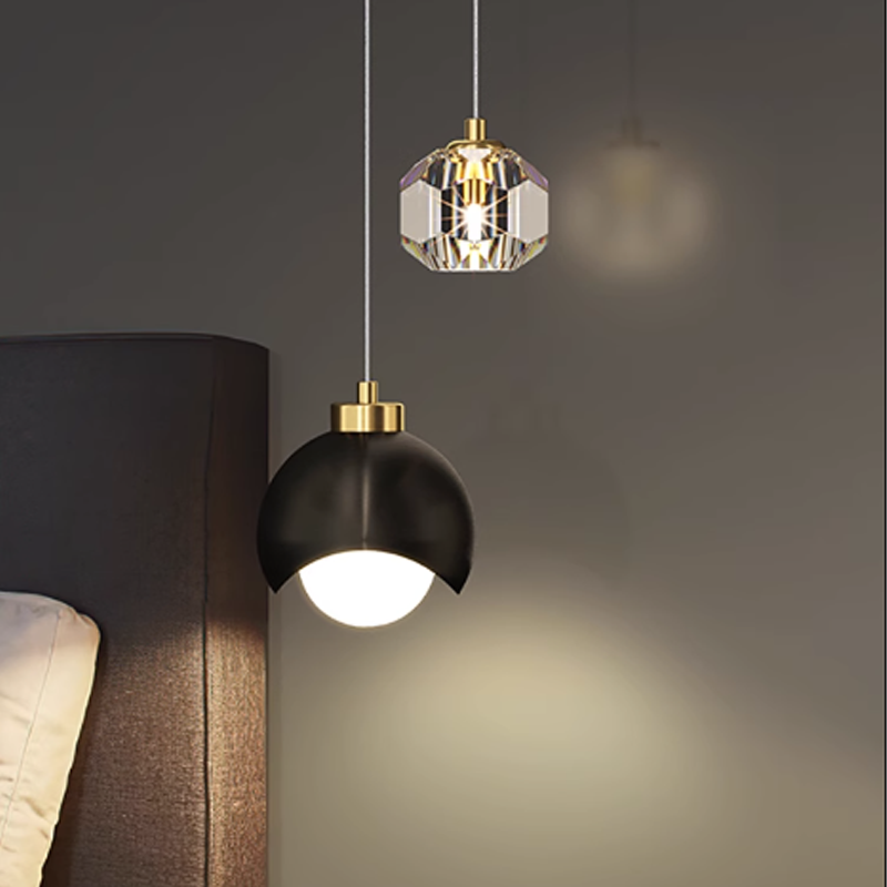 Nordic 24W Crystal Ball Bedsid - Hanging Moon Lamp recension och pris