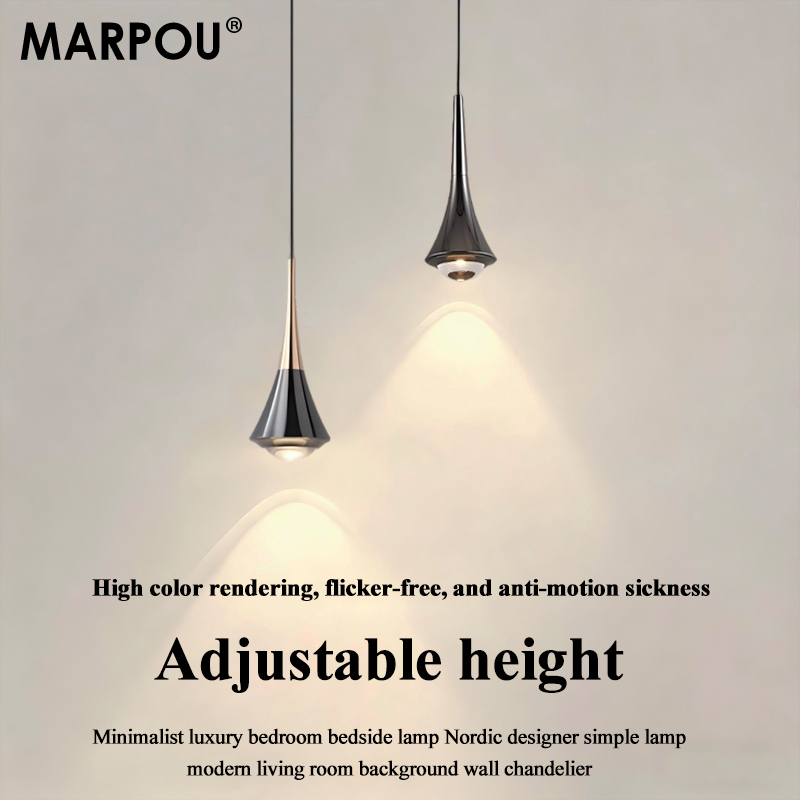 MARPOU Pendant Light 6W 3 Colo - Hanging Moon Lamp recension och pris