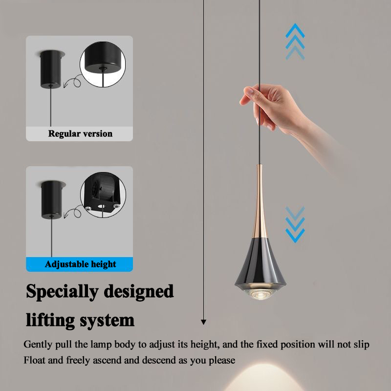 MARPOU Pendant Light 6W 3 Colo - Hanging Moon Lamp recension och pris