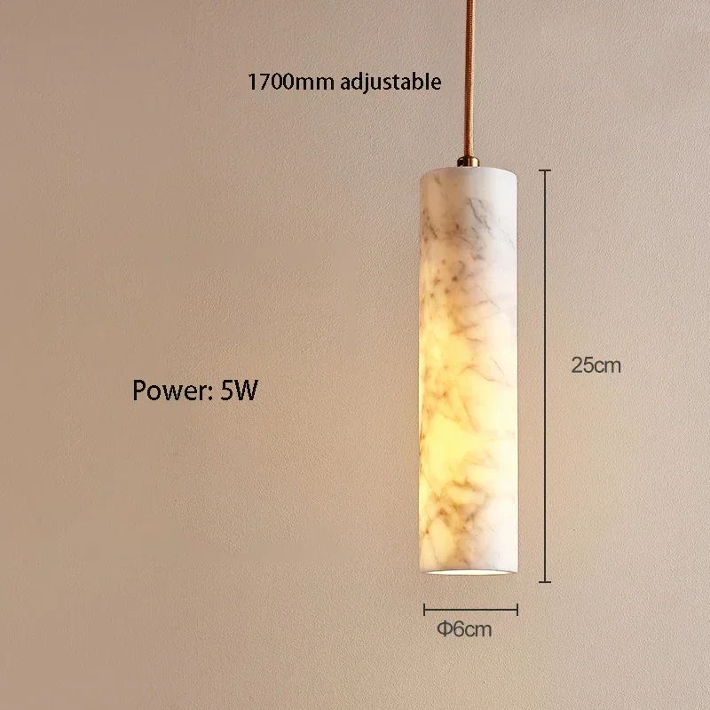 Spanish Marble Pendant Light L - Hanging Moon Lamp recension och pris
