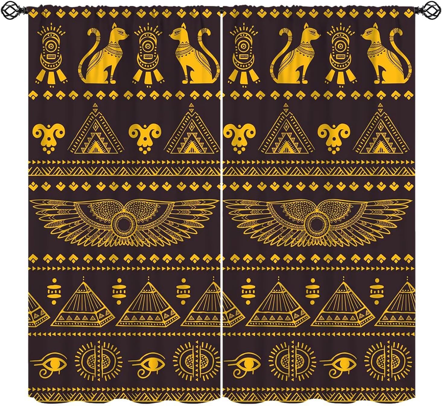 Mystic Ancient Egyptian Curtai - Home Decor Egypt recension och pris