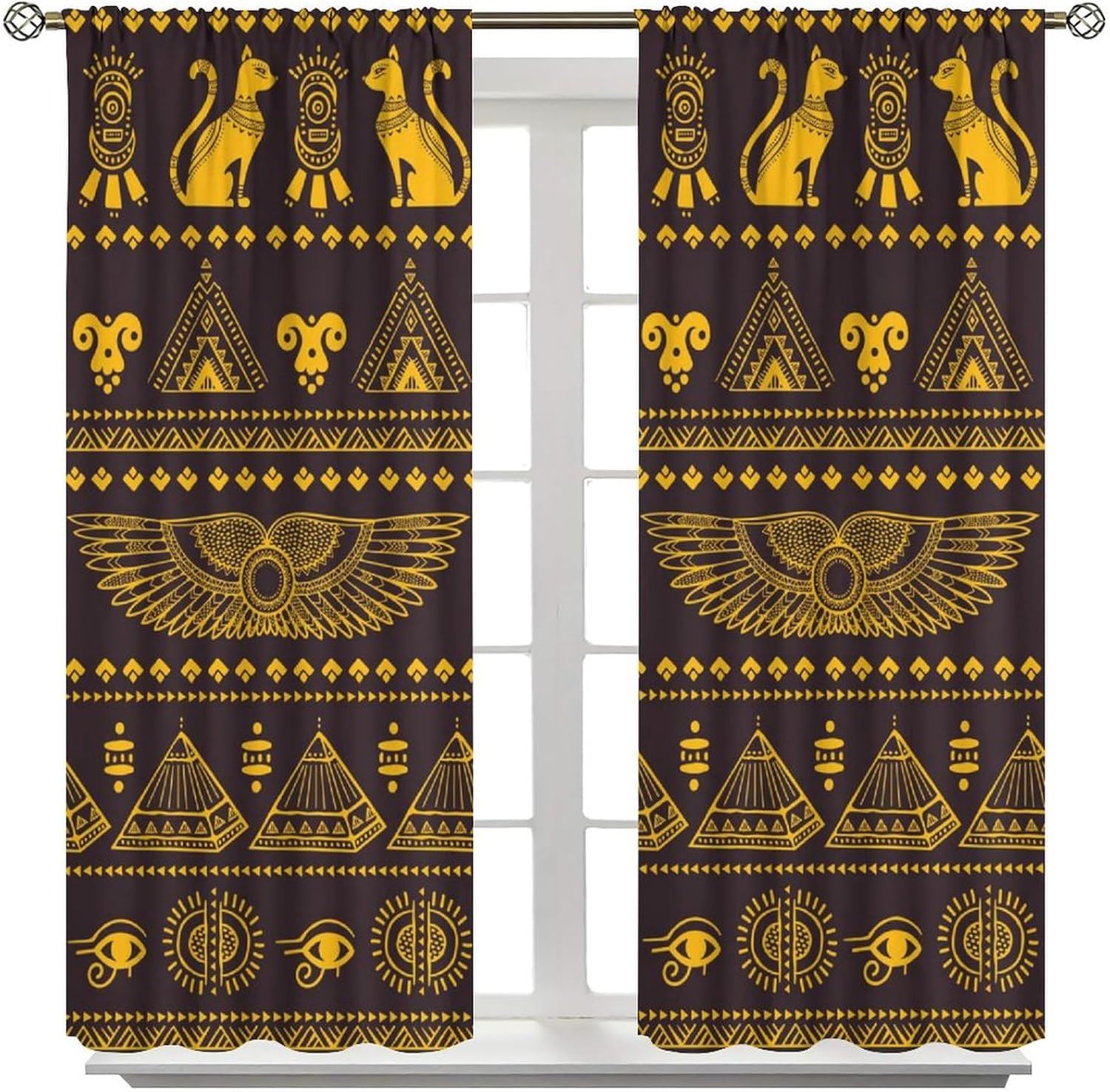 Mystic Ancient Egyptian Curtai - Home Decor Egypt recension och pris