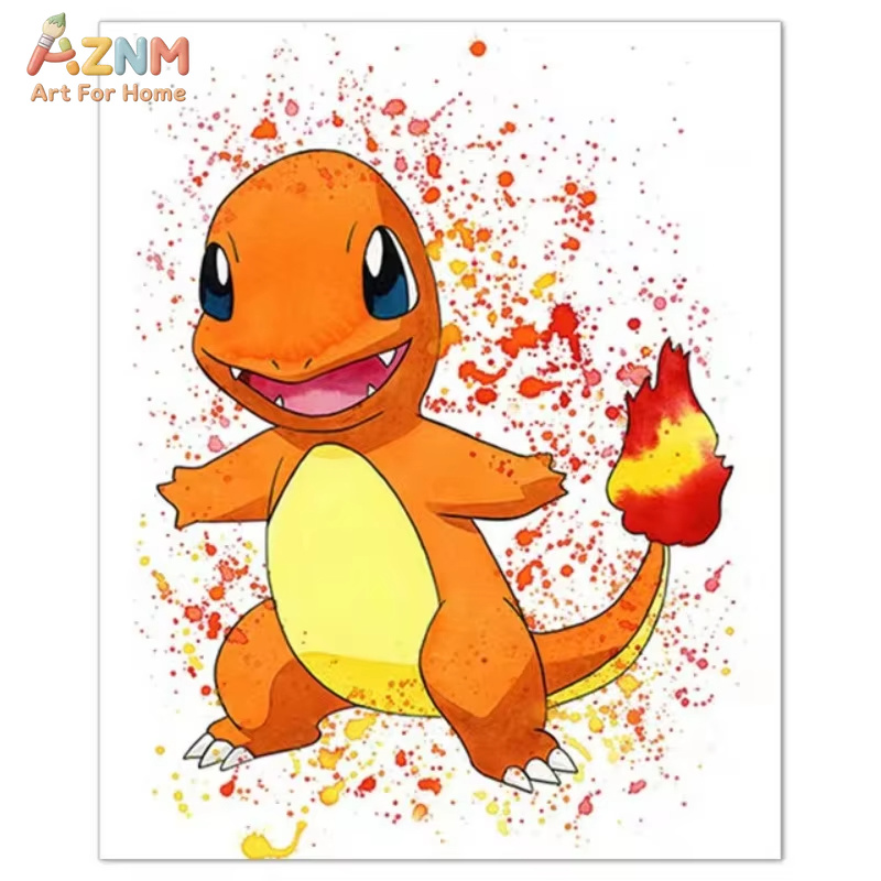 1PC ，Anime Pokemon Canvas Pain - Geometric Wall Art recension och pris
