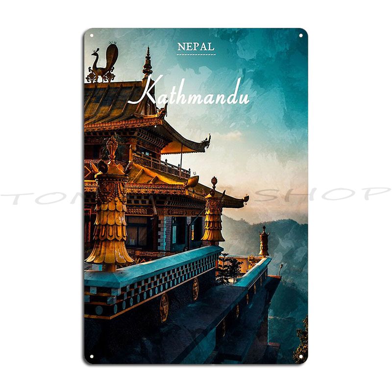 Kathmandu Nepal Travel Metal S - Home Decor Kathmandu recension och pris