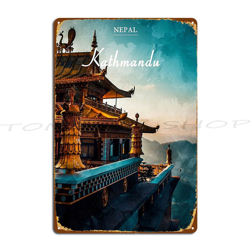 Kathmandu Nepal Travel Metal S - Home Decor Kathmandu recension och pris