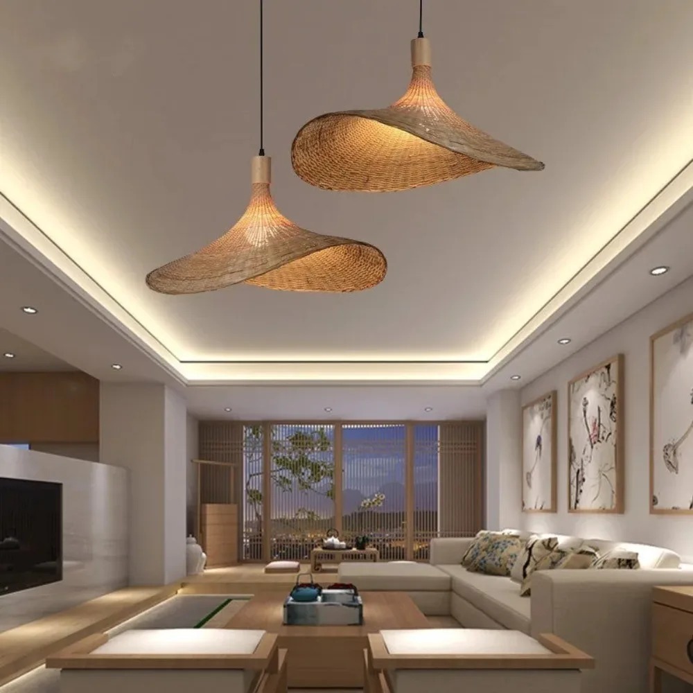 Pendant Light Rattan Hanging L - Hanging Moon Lamp recension och pris