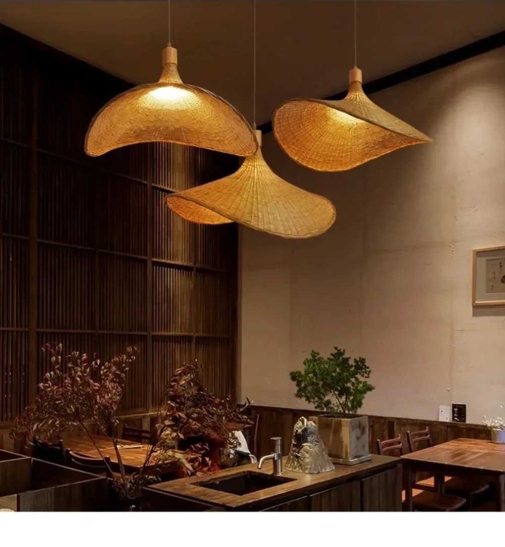 Pendant Light Rattan Hanging L - Hanging Moon Lamp recension och pris